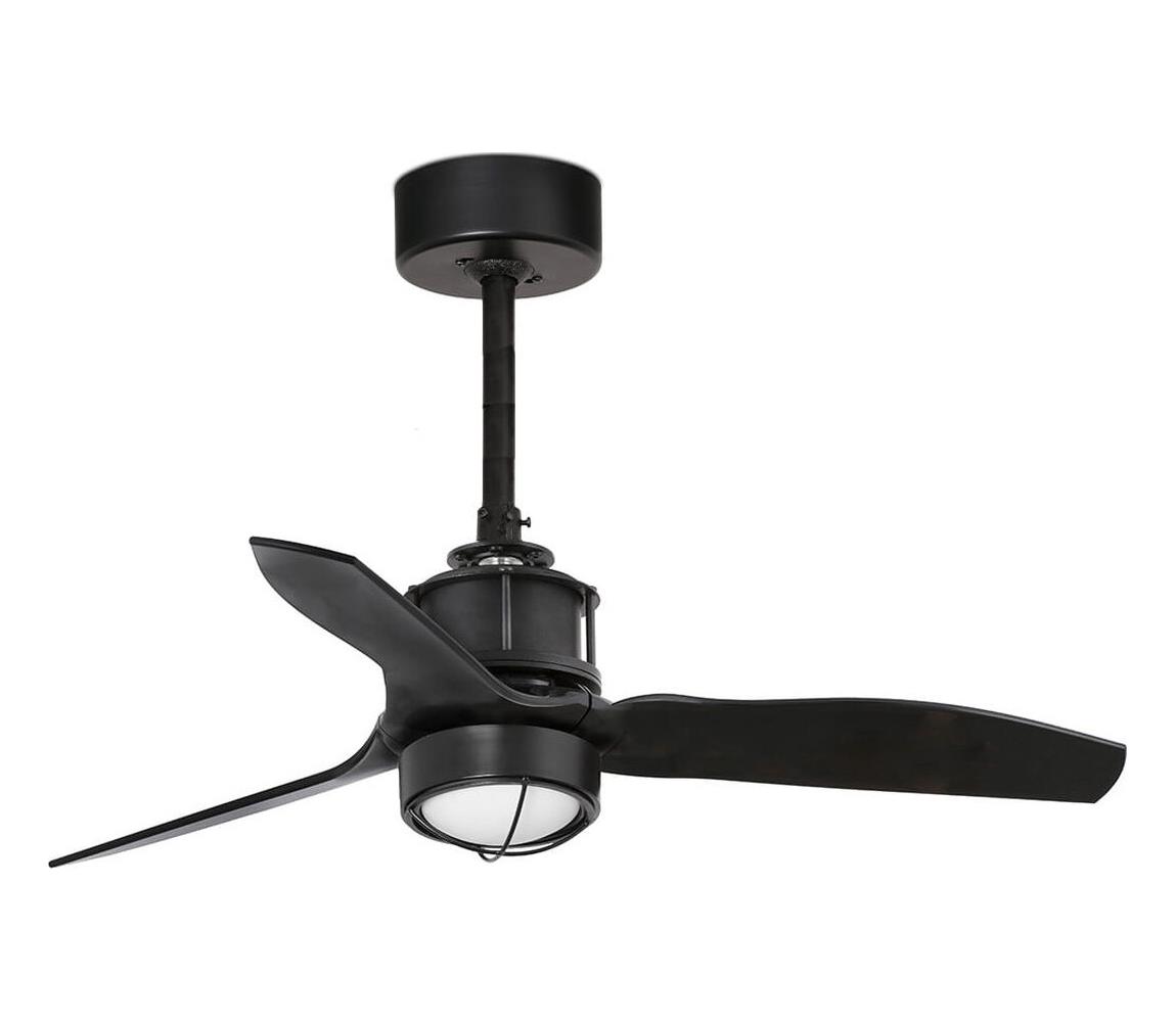 FARO 33424WT1N - LED ściemnialny wentylator JUST FAN S 16W/230V śr. 81 cm czarny WT + pilot