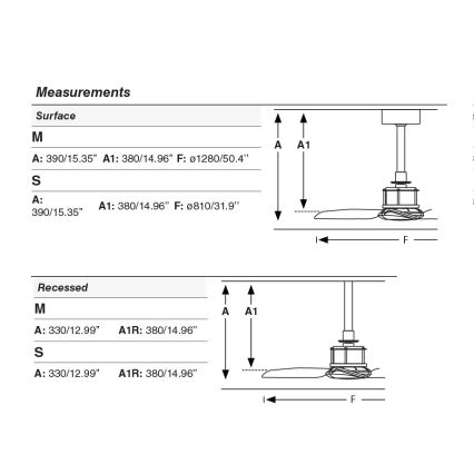 FARO 33428WT - Wentylator sufitowy JUST FAN S Ø 81 cm brązowy/mosiężny Wi-Fi Tuya + pilot zdalnego sterowania