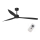FARO 33432 - Wentylator sufitowy JUST FAN XL śr. 178 cm czarny + pilot zdalnego sterowania