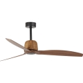 FARO 33435 - Wentylator sufitowy WEAVER M, średnica 128 cm, brązowo-czarny, z pilotem