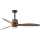 FARO 33435WT1N - LED ściemnialny wentylator sufitowy WEAVER M LED/16W/230V śr. 128 cm brązowy/czarny Wi-Fi Tuya + zdalne sterowanie