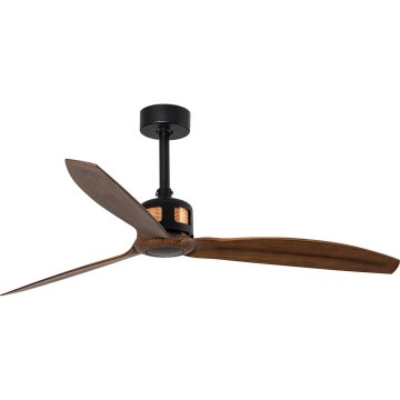FARO 33451WT - Wentylator sufitowy COPPER FAN M, średnica 128 cm, brązowy/czarny, Wi-Fi Tuya + pilot zdalnego sterowania