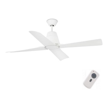 FARO 33480 - Wentylator sufitowy TYPHOON IP44 śr. 130 cm biały + pilot zdalnego sterowania