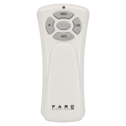 FARO 33516DC - Wentylator sufitowy LANTAU czarny/brązowy śr. 132 cm + pilot do zdalnego sterowania