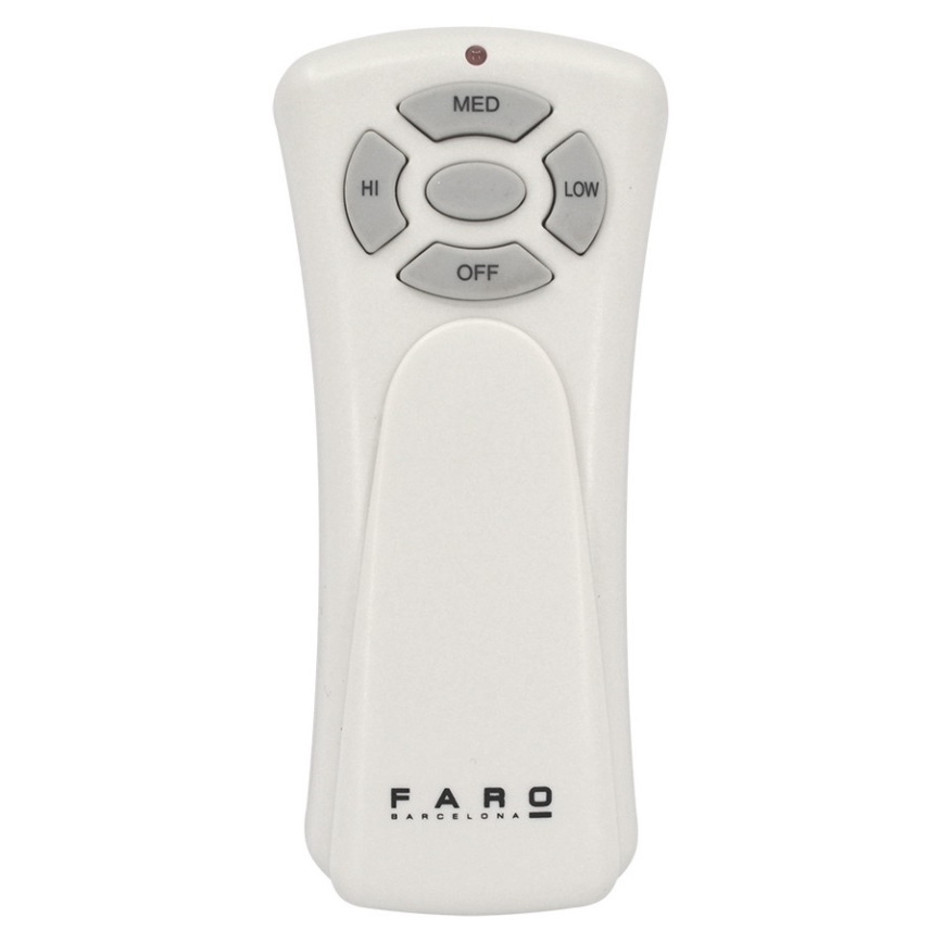 FARO 33516DC - Wentylator sufitowy LANTAU czarny/brązowy śr. 132 cm + pilot do zdalnego sterowania