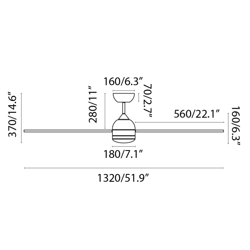 FARO 33524WP - LED Plafon POROS LED/19W/230V drewno/biały Wi-Fi 132 cm SMART + pilot