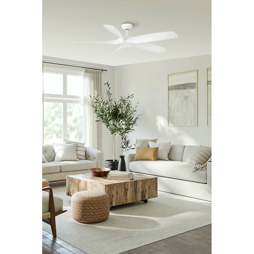 FARO 33548WP- Wentylator sufitowy LED COCOS LED/20W/230V Wi-Fi 137 cm SMART + pilot