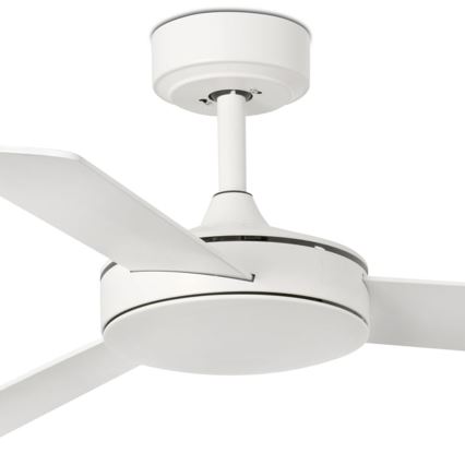 FARO 33603DCWT - Wentylator sufitowy MINI MALLORCA S brązowy/biały śr. 106 cm Wi-Fi Tuya + pilot zdalnego sterowania