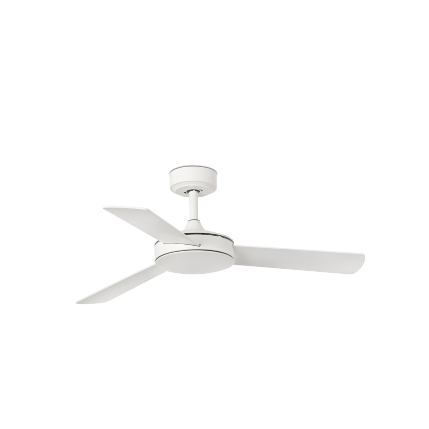 FARO 33603DCWT - Wentylator sufitowy MINI MALLORCA S brązowy/biały śr. 106 cm Wi-Fi Tuya + pilot zdalnego sterowania