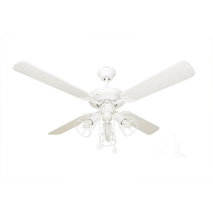 FARO 33716 - Oświetlenie do wentylatora YAKARTA 3xE27/15W/230V biały