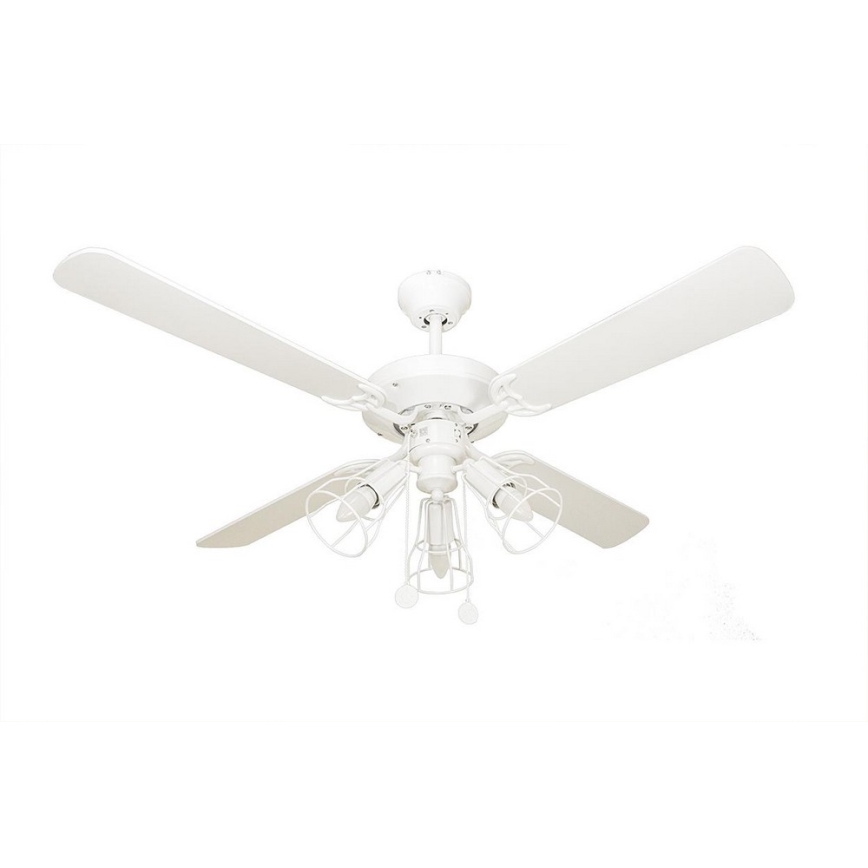 FARO 33716 - Oświetlenie do wentylatora YAKARTA 3xE27/15W/230V biały