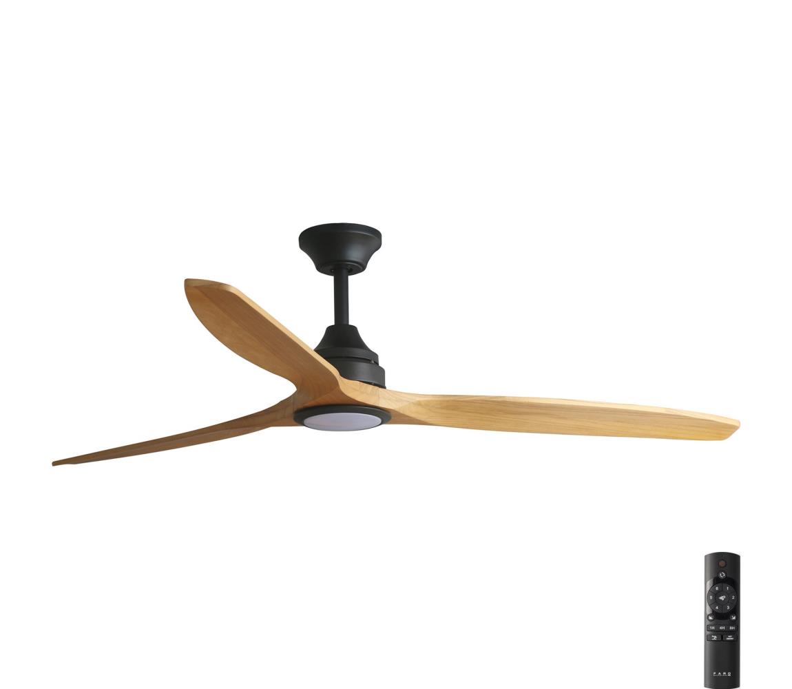 FARO 33719DC - LED ściemnialny wentylator ALO LED/20W/230V śr. 152 cm + pilot