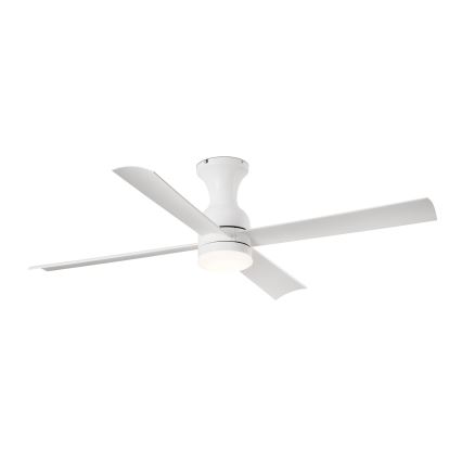 FARO 33756 - Wentylator sufitowy LED FRASER LED/16W/230V biały śr. 120 cm + pilot do zdalnego sterowania
