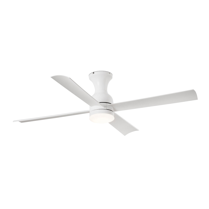 FARO 33756 - Wentylator sufitowy LED FRASER LED/16W/230V biały śr. 120 cm + pilot do zdalnego sterowania