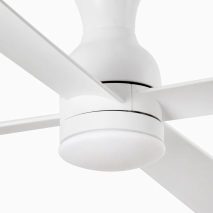 FARO 33756WT - Wentylator sufitowy LED FRASER XL LED/16W/230V biały śr. 120 cm Wi-Fi Tuya + pilot zdalnego sterowania