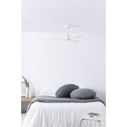 FARO 33760WT - Wentylator sufitowy AMELIA L biały śr. 132 cm Wi-Fi Tuya + zdalne sterowanie