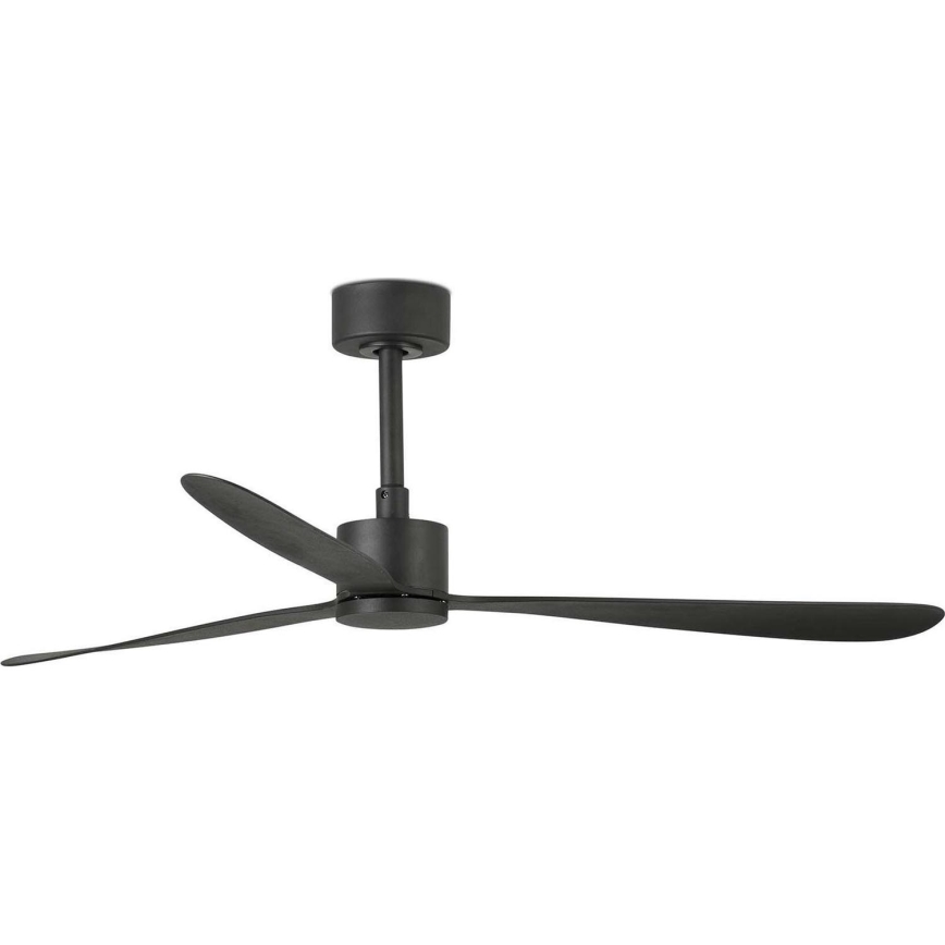 FARO 33761WT - Wentylator sufitowy AMELIA L czarny śr. 132 cm Wi-Fi Tuya + pilot zdalnego sterowania