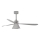FARO 33762WT-24 - LED Regulowany wentylator sufitowy AMELIA L CONE LED/20W/230V 2700/3500/5000K szary pr. 132 cm Wi-Fi Tuya + pilot zdalnego sterowania