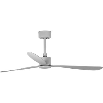 FARO 33762WT - Wentylator sufitowy AMELIA L szary śr. 132 cm Wi-Fi Tuya + pilot zdalnego sterowania