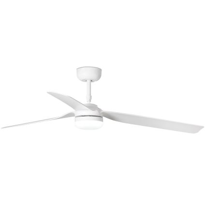 FARO 33814WP-20 - LED Ściemnialny wentylator sufitowy PUNT M LED/24W/230V 3000K/4200K/6500K biały śr. 130 cm SMART + pilot zdalnego sterowania