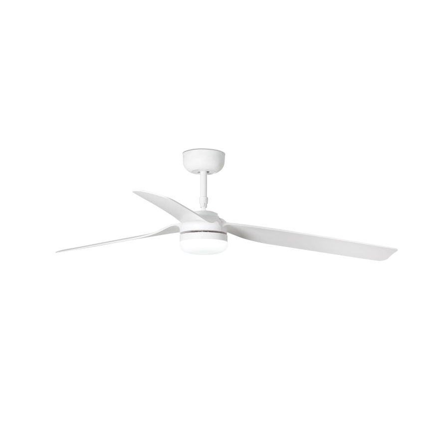 FARO 33814WT-20 - ściemnialny wentylator sufitowy LED PUNT M LED/18W/230V 2700/3000/4000K biały śr. 132 cm Wi‑Fi Tuya + pilot zdalnego sterowania