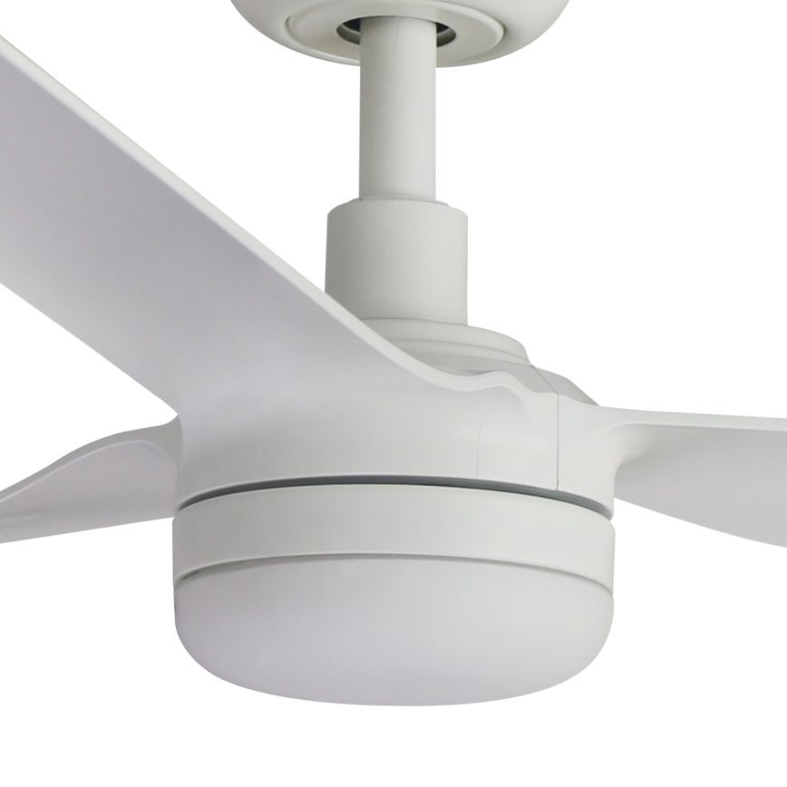 FARO 33814WT-20 - ściemnialny wentylator sufitowy LED PUNT M LED/18W/230V 2700/3000/4000K biały śr. 132 cm Wi‑Fi Tuya + pilot zdalnego sterowania