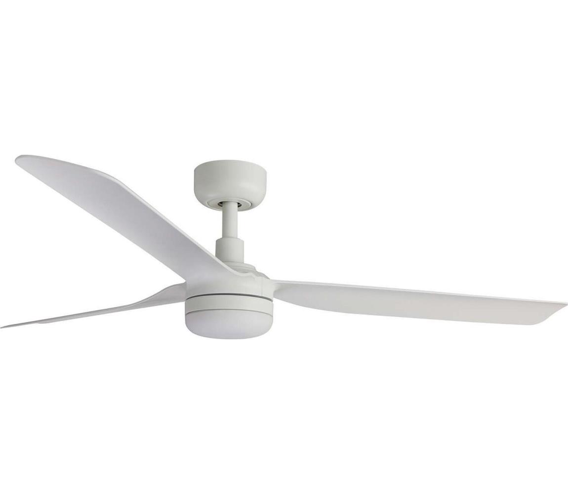 FARO 33814WT1S - Wentylator sufitowy LED ściemnialny PUNT M 18W/230V CCT Ø 132 cm biały WT + pilot