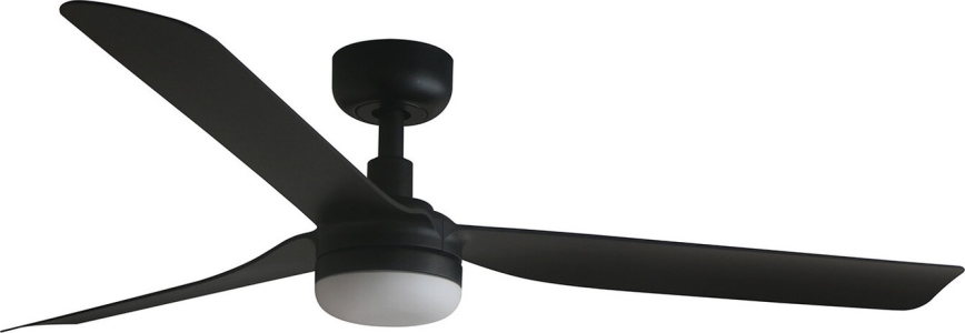 FARO 33815WT-21 - LED Ściemnialny wentylator sufitowy PUNT M LED/18W/230V 3000/4200/6500K czarny śr. 132 cm Wi-Fi Tuya + pilot zdalnego sterowania