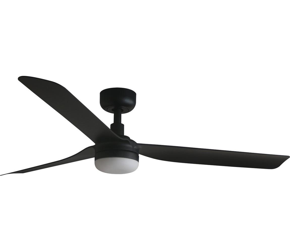 FARO 33815WT-21-LED Sufitowy wentylator z ściemniaczem PUNT M LED/18W/230V czarny śr. 132 cm WT + pilot