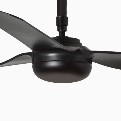 FARO 33815WT - Wentylator sufitowy PUNT M czarny śr. 132 cm Wi-Fi Tuya + pilot zdalnego sterowania