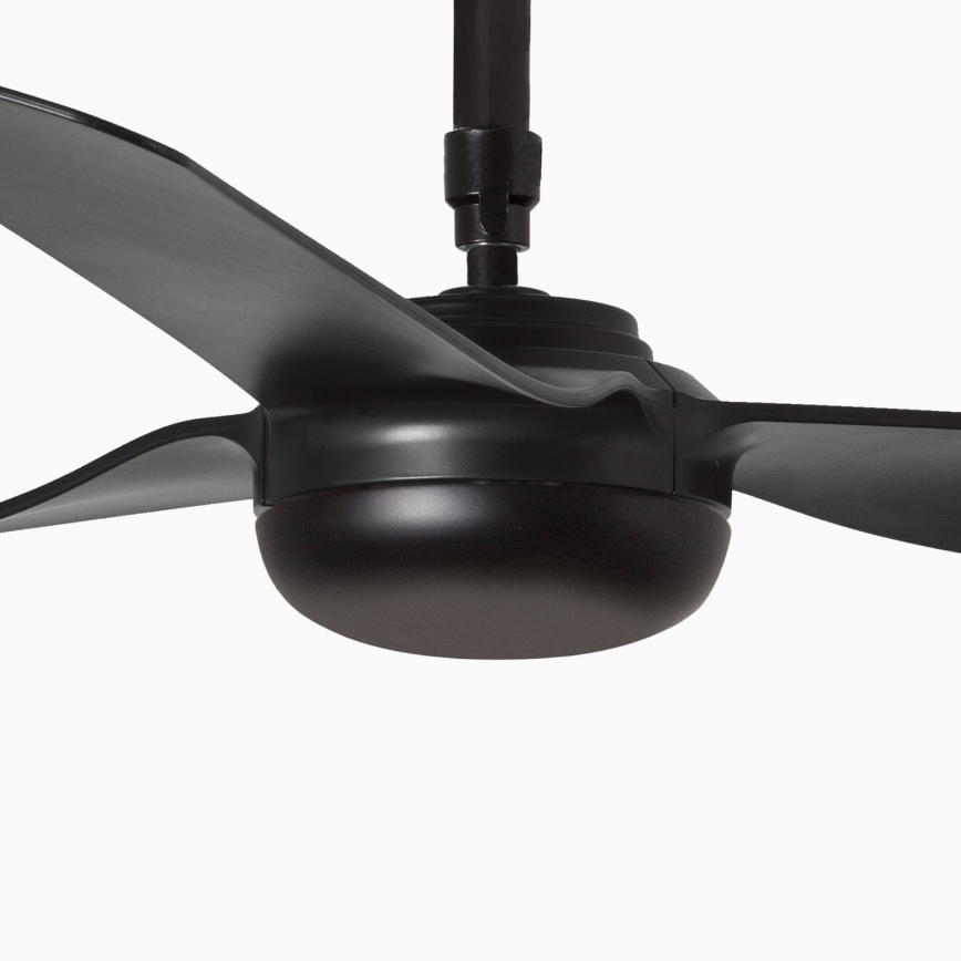 FARO 33815WT - Wentylator sufitowy PUNT M czarny śr. 132 cm Wi-Fi Tuya + pilot zdalnego sterowania