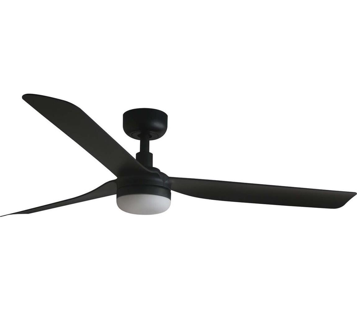 FARO 33815WT1S - LED ściemnialny wentylator sufitowy PUNT M 18W/230V CCT średnica 132 cm czarny WT + pilot