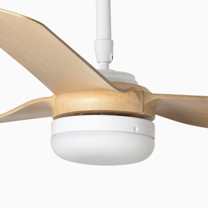 FARO 33816-20 - Wentylator sufitowy LED PUNT LED/18W/230V Wi-Fi brązowy/czarny + pilot zdalnego sterowania