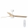 FARO 33816-20 - Wentylator sufitowy LED PUNT LED/18W/230V Wi-Fi brązowy/czarny + pilot zdalnego sterowania