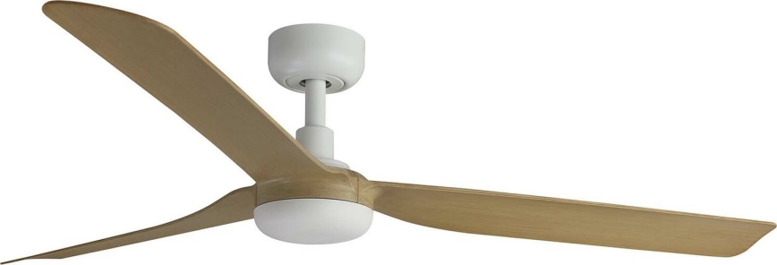 FARO 33816WT - Wentylator sufitowy PUNT M brązowy/biały śr. 132 cm Wi-Fi Tuya + pilot zdalnego sterowania