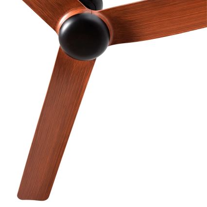 FARO 33817 - Wentylator sufitowy PUNT brązowo-czarny śr. 130 cm + pilot do zdalnego sterowania