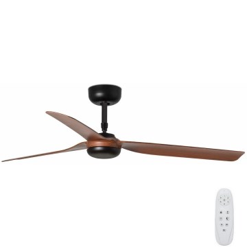 FARO 33817 - Wentylator sufitowy PUNT brązowo-czarny śr. 130 cm + pilot do zdalnego sterowania