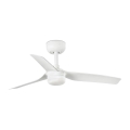 FARO 33820-1TW - LED Ściemnialny wentylator sufitowy MINI PUNT S LED/10W 2700/4000/6000K biały śr. 90 cm + pilot zdalnego sterowania