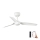 FARO 33820WP - Wentylator sufitowy MINI PUNT S biały śr. 90 cm SMART + pilot