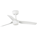 FARO 33820WT-1TW - ściemnialny wentylator sufitowy MINI PUNT z oświetleniem LED 10W / 230V / 2700/3000/4000K, biały, śr. 90 cm, Wi-Fi Tuya + pilot zdalnego sterowania