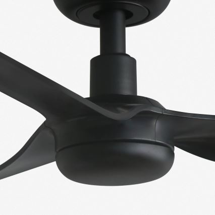 FARO 33822WP - Wentylator sufitowy MINI PUNT S czarny śr. 90 cm SMART + pilot