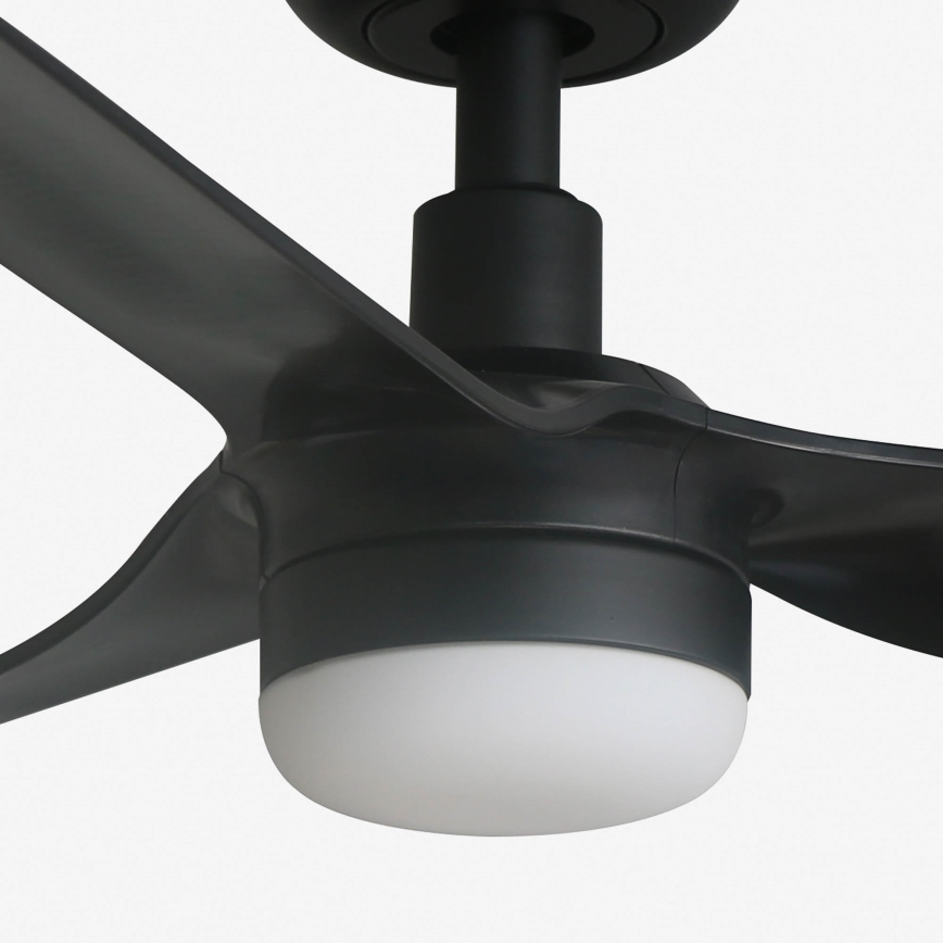 FARO 33822WT-1TW - LED Ściemnialny wentylator sufitowy MINI PUNT S LED/10W/230V 2700/4000/6000K czarny śr. 90 cm Wi-Fi Tuya + pilot zdalnego sterowania