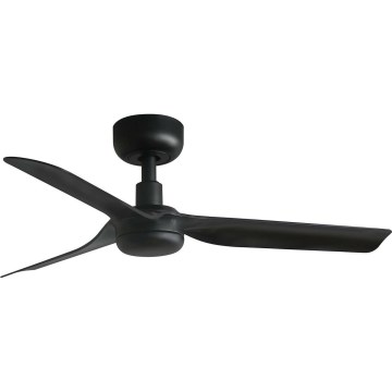 FARO 33822WT - Wentylator sufitowy MINI PUNT S czarny śr. 90 cm Wi-Fi Tuya + pilot zdalnego sterowania