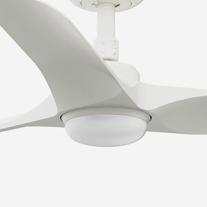 FARO 33824-1TW - LED Ściemnialny wentylator sufitowy HEY S LED/10W/230V 2700/4000/6000K biały śr. 90 cm + pilot zdalnego sterowania