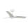 FARO 33824WT-1TW - LED Ściemnialny wentylator sufitowy HEY S LED/10W/230V 2700/4000/6000K biały śr. 90 cm Wi-Fi Tuya + pilot zdalnego sterowania
