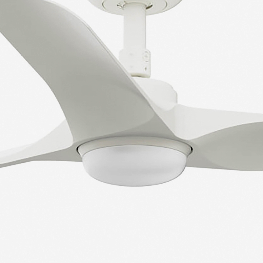FARO 33824WT-1TW - LED Ściemnialny wentylator sufitowy HEY S LED/10W/230V 2700/4000/6000K biały śr. 90 cm Wi-Fi Tuya + pilot zdalnego sterowania