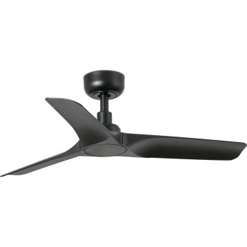 FARO 33825WT - Wentylator sufitowy HEY S czarny śr. 90 cm Wi-Fi Tuya + zdalne sterowanie