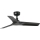 FARO 33825WT - Wentylator sufitowy HEY S czarny śr. 90 cm Wi-Fi Tuya + zdalne sterowanie