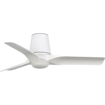 FARO 33826-1TW - LED ściemnialny wentylator sufitowy HEY TUB z LED/10W/230V 2700/3000/4000K biały śr. 90 cm + pilot zdalnego sterowania