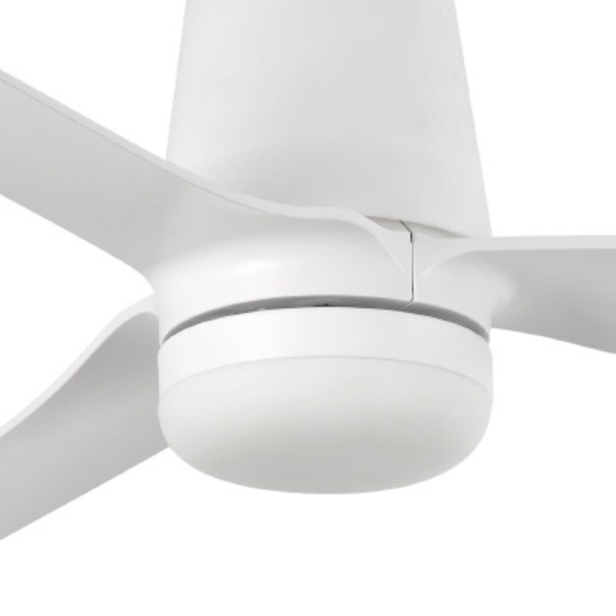 FARO 33828-1TW - LED Ściemnialny wentylator sufitowy PUNT TUB M LED/18W/230V 3000/4200/6500K śr. 130 cm biały + zdalne sterowanie